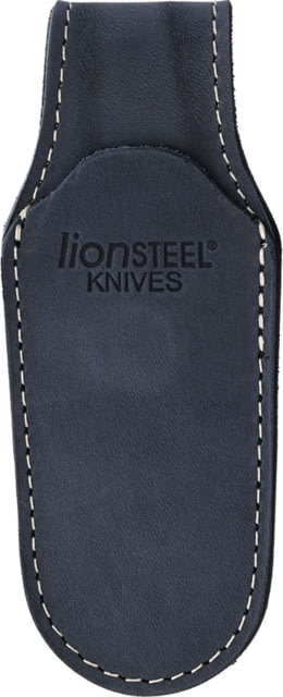 Lionsteel Vertical Leather Sheath Blue 5in 900MK01 BL - Lionsteel