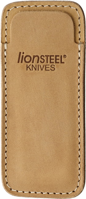 Lionsteel Vertical Leather Sheath Sand 4.5in 900FDV3 SN - Lionsteel