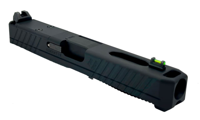 Live Free Armory Completed LF19 Combat Slide with RMR Cut & Integrated Compensator Glock 19 Gen 3 Black