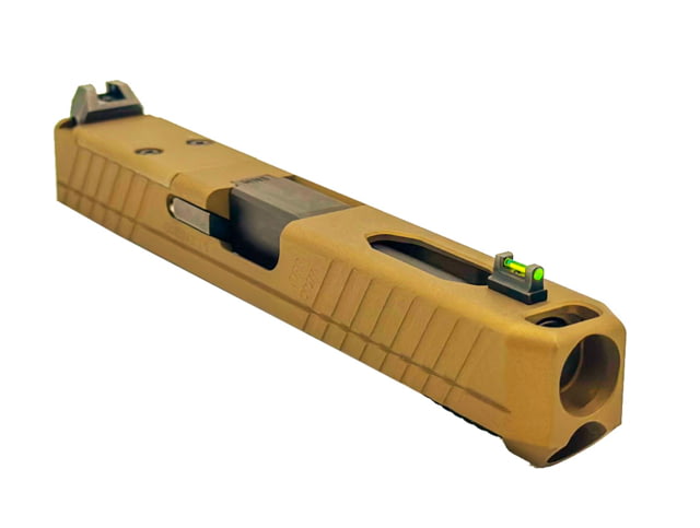 Live Free Armory Completed LF19 Combat Slide with RMR Cut & Integrated Compensator Glock 19 Gen 3 Burnt Bronze - Live Free Armory