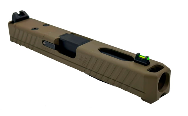 USED Live Free Armory Completed LF19 Combat Slide with RMR Cut & Integrated Compensator Glock 19 Gen 3 OD Green - Live Free Armory