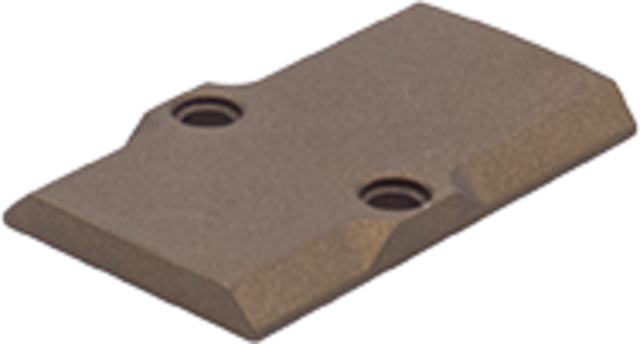 Live Free Armory LF Chamfered Series Glock RMR Cover Burnt Bronze - Live Free Armory