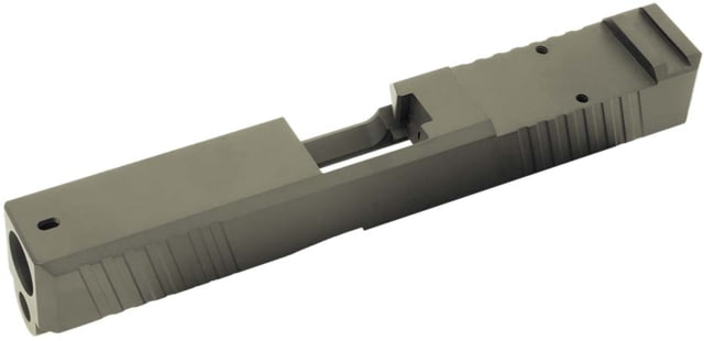 Live Free Armory LF19 Chamfered Series Pistol Slide w/ No RMR Optic Cut Glock 19 Flat Dark Earth - Live Free Armory