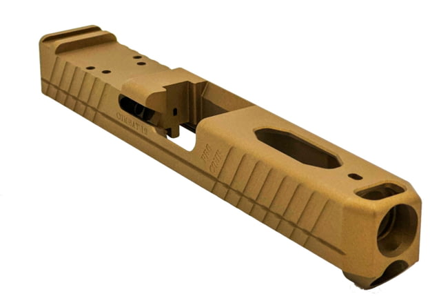 Live Free Armory LF19 Combat Slide with RMR Cut & Integrated Compensator Glock 19 Gen 3 Burnt Bronze - Live Free Armory