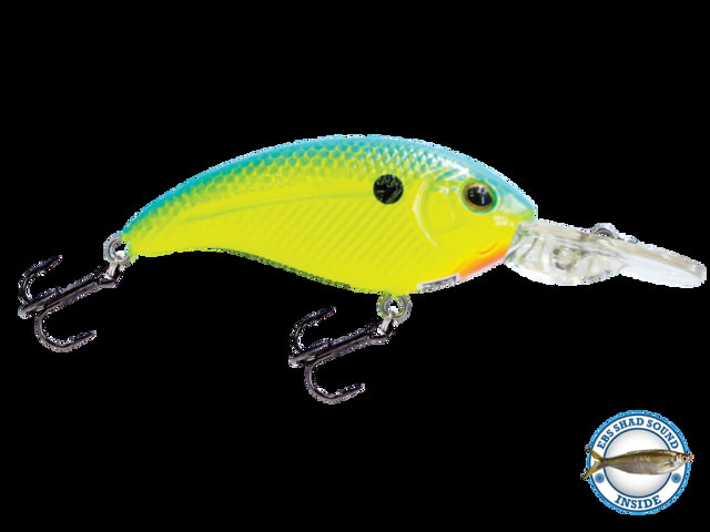 Livingston Lures Livingston Lures Deep Impact 6 Lure Chartreuse Sunrise Shad - $3.49 at Optics Planet