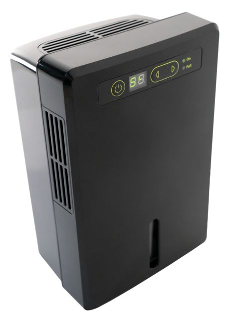 Lockdown Compact Auto Dehumidifier Black