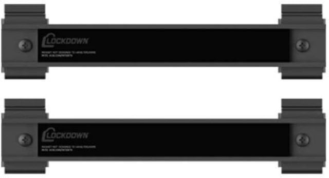 Lockdown SecureWall Magnetic Tool Hanger 2-Pack Black