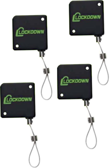 Lockdown Tether 4 Pack Black - Lockdown