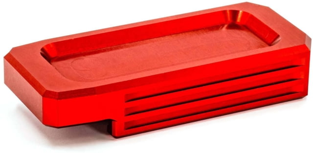 Lockstep Arms AR15 PMAG GEN M3 Base Plate Flat +0-Round Anodized Red - Lockstep Arms