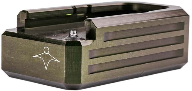 Lockstep Arms Glock 43 Magazine Base Plate +0-Round Anodized OD Green - Lockstep Arms