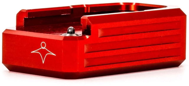 Lockstep Arms Glock 43 Magazine Base Plate +0-Round Anodized Red - Lockstep Arms