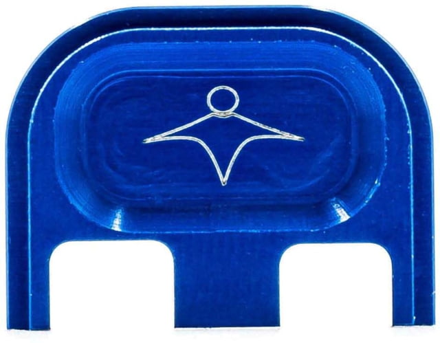 Lockstep Arms Glock Gen 1-5 Slide Back Plate Anodized Blue - Lockstep Arms