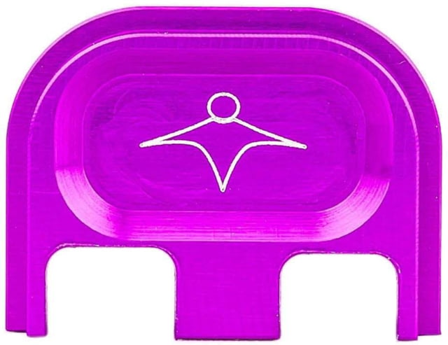 Lockstep Arms Glock Gen 1-5 Slide Back Plate Anodized Purple - Lockstep Arms