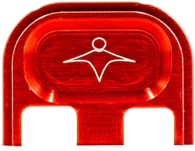 Lockstep Arms Glock Gen 1-5 Slide Back Plate Anodized Red - Lockstep Arms