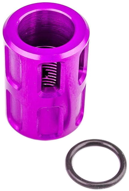 Lockstep Arms Micro Compensator 1/2-28 Thread Aluminum Purple - Lockstep Arms