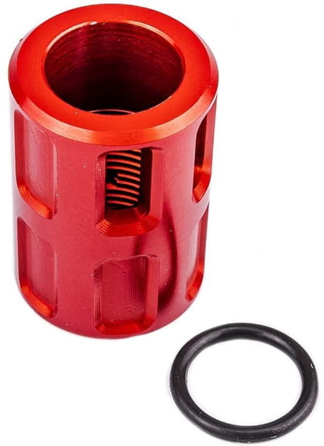 Lockstep Arms Micro Compensator 1/2-28 Thread Aluminum Red - Lockstep Arms