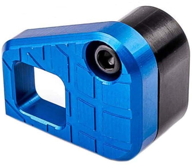 Lockstep Arms Oversized AR Magazine Release Anodized Blue - Lockstep Arms