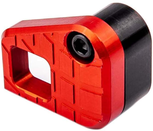 Lockstep Arms Oversized AR Magazine Release Anodized Red - Lockstep Arms