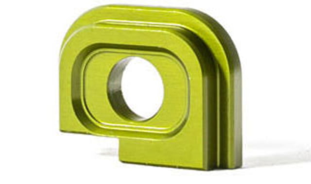 Lockstep Arms Springfield XDM Flat +0 Base Plate Green - Lockstep Arms