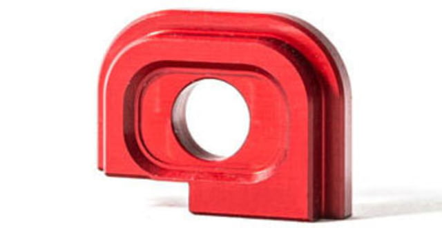 Lockstep Arms Springfield XDM Slide Back Plate Red - Lockstep Arms