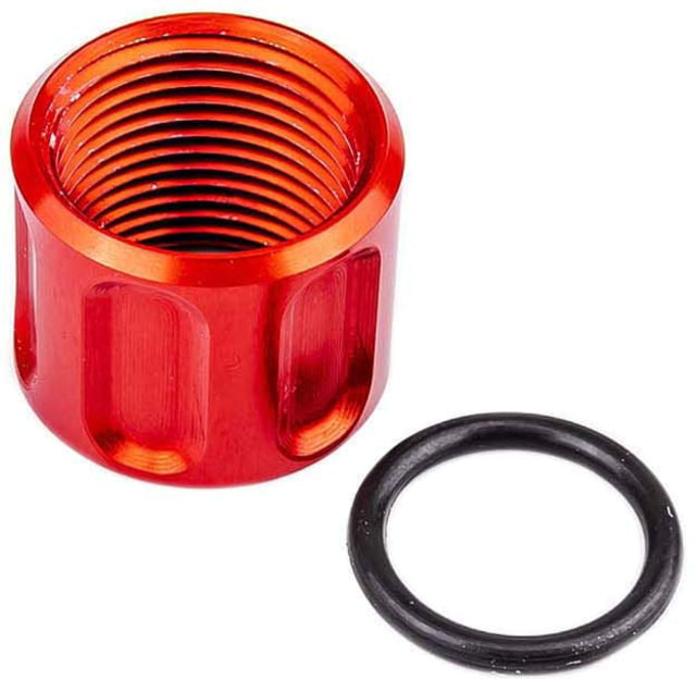 Lockstep Arms Thread Protector 1/2-28 Thread Red - Lockstep Arms