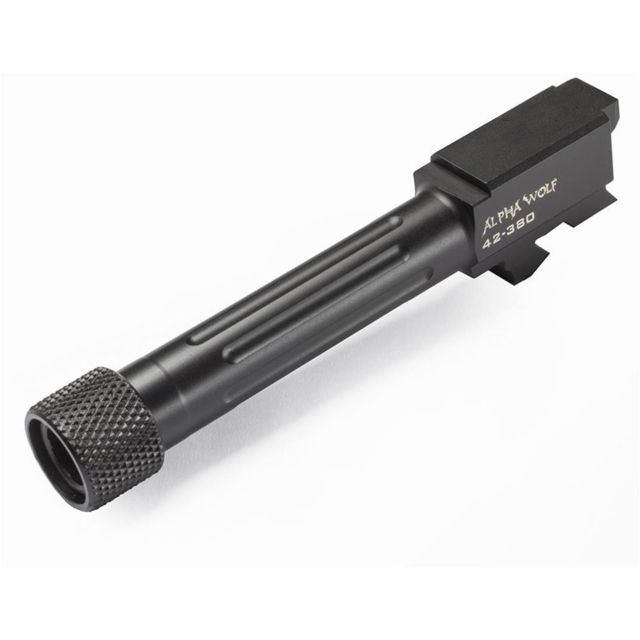 Lone Wolf Arms AlphaWolf Glock 42 .380 ACP Threaded Barrel 1/2x28 Black