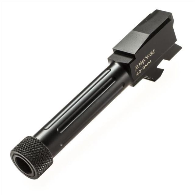 Lone Wolf Arms AlphaWolf Glock 43 9mm Threaded Barrel 1/2x28 Black