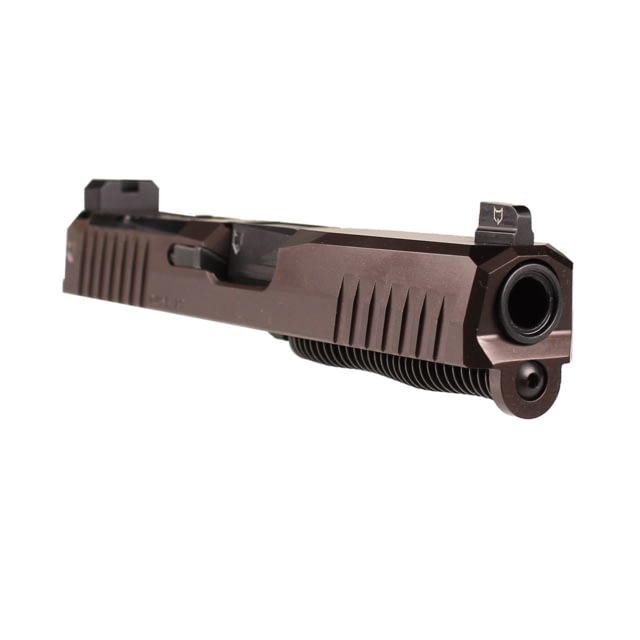 Lone Wolf Arms Dusk Pistol Complete Upper Slide Glock 19 9mm Gen 3 RMR Cut Oil Rub Bronze Small - Lone Wolf Arms