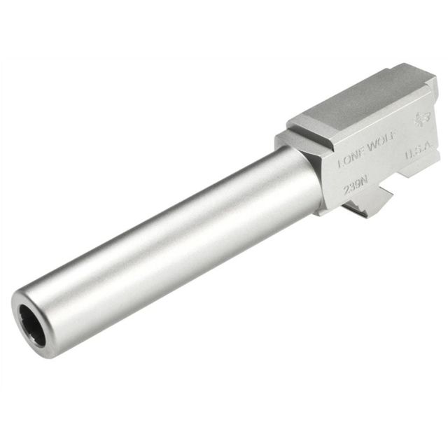Lone Wolf Arms Glock 23/32 9mm Conversion Barrel Stock Length Raw Stainless - Lone Wolf Arms