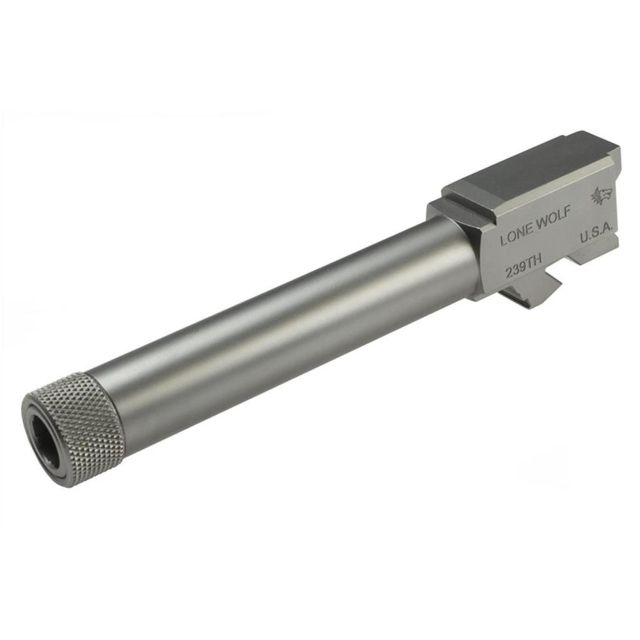 Lone Wolf Arms Glock 23/32 9mm Threaded Conversion Barrel 1/2x28 Raw Stainless - Lone Wolf Arms