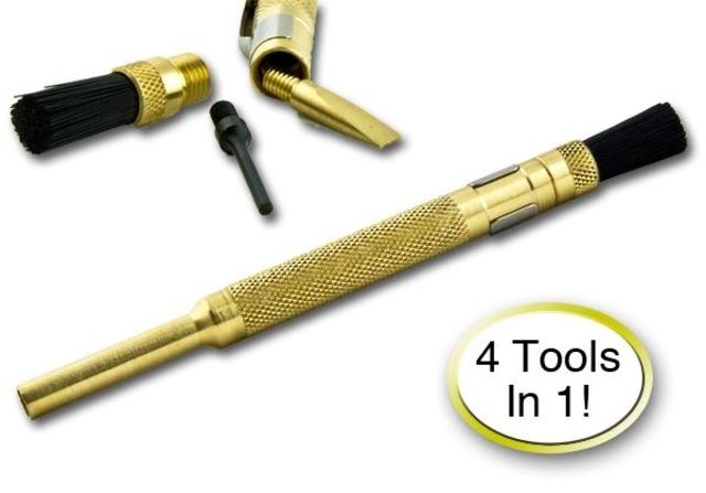 Lone Wolf Arms LWD 4 in 1 Armorers Tool 3/32 Pin Punch 3/16 Nut Driver Brass 5in x 2in - Lone Wolf Arms