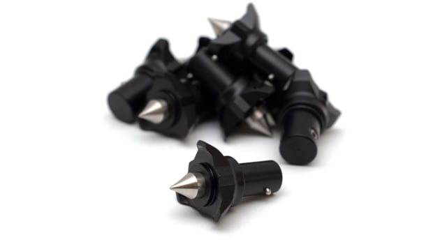 Long Range Accuracy Hawk Hill Custom Claw Feet for LRA Ultra-Lite Bipods Pair Black - Long Range Accuracy