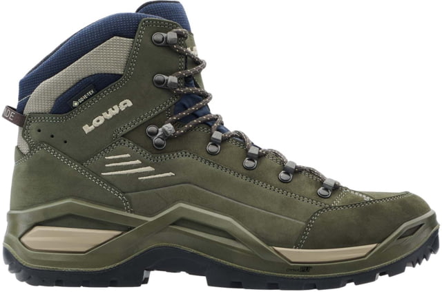 Lowa Lowa Renegade Evo GTX Mid Hiking Boots- Men's Olive/Navy 9 US - $264.49 at Optics Planet