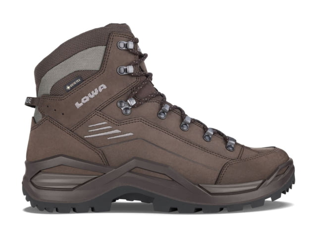 Lowa Renegade Evo GTX Mid Hiking Shoes - Women's Wide Espresso/Seaweed 9