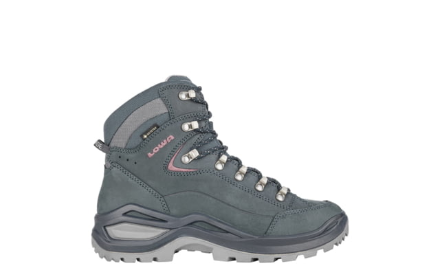 Lowa Renegade Evo GTX Mid Hiking Shoes - Women's Steel Blue/Old Rose 10.5