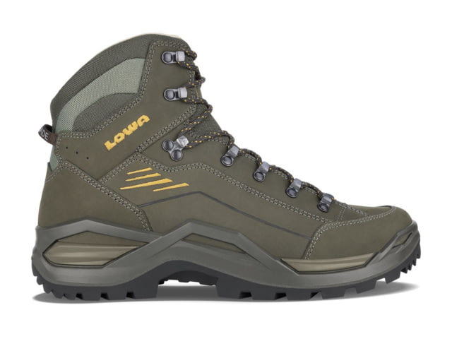 Lowa Renegade Evo LL Mid Hiking Boots- Men's Olive/Mustard 8