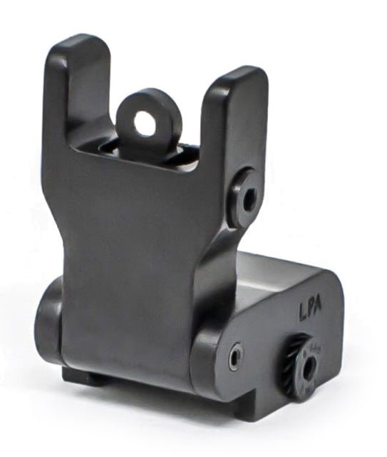 LPA AR Tactical Ghost Ring Adjustable Iron Sight Adjustable Height by Click Washer Picatinny Rail Black - Lpa