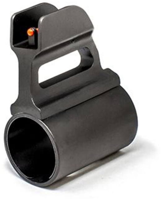 LPA Front Shotgun Sight - Clamp-On Band - Red Dot Fiber Optic Tall Black - Lpa