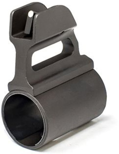 LPA Front Shotgun Sight - Clamp-On Band - White Dot Tall Black - Lpa