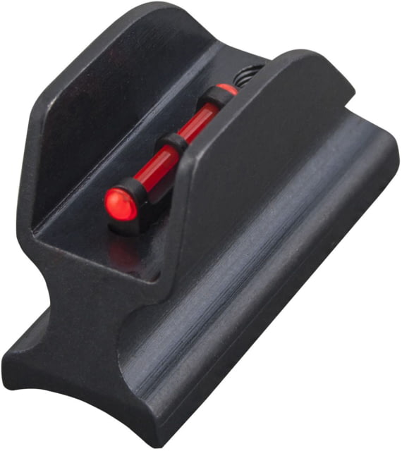 LPA Front Shotgun Sight Low Solder-on Fiber Optic Black - Lpa