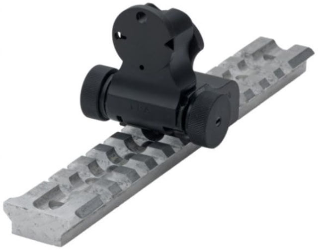 LPA Rear Sight w/ 4 Ghost Rings and Micrometer Windage adj. Black - Lpa