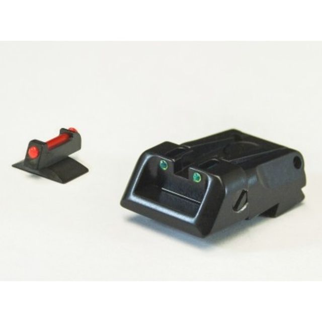 LPA SPF Fiber Optic Adjustable Sight Set For Bul M5 Black - Lpa