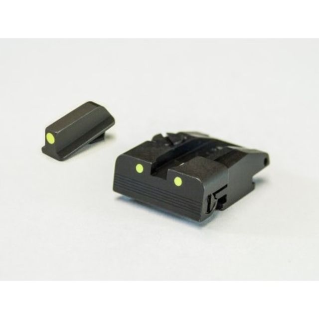 LPA SPL Fully Adjustable Luminova Night Sight Set For Walther P99 PPG PPQM2 Black - Lpa