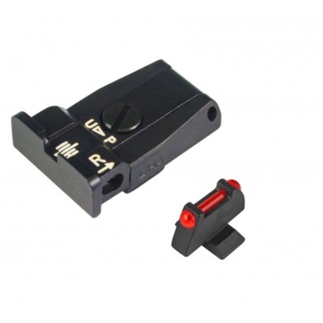 USED LPA SPR Adjustable Black Rear Red Front Sight Set For Beretta 92A1 and 98A1 Black SPR94BE7F EDEMO1 Used Condition Fair Missing Item - Lpa