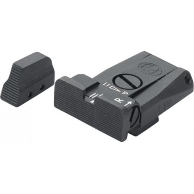 LPA SPR Adjustable Black Serrated Sight Set For Beretta Mod. - 92 96 98 M9 Black - Lpa