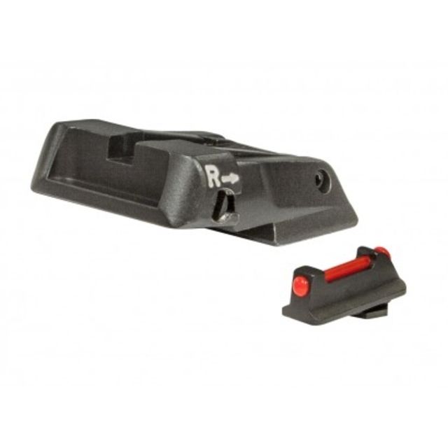 LPA SPS Fully Adjustable Fiber Optic Front Sight Set For Walther PPQ Q5 Match Black - Lpa