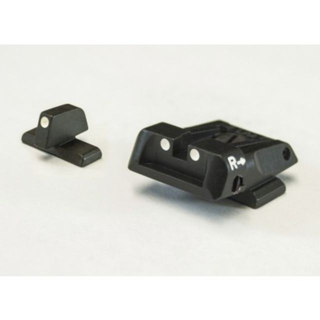 USED LPA SPS Fully Adjustable White Dot Sight Set For Beretta APX Black SPS14BE30 EDEMO1 Used Condition Fair Missing Item - Lpa