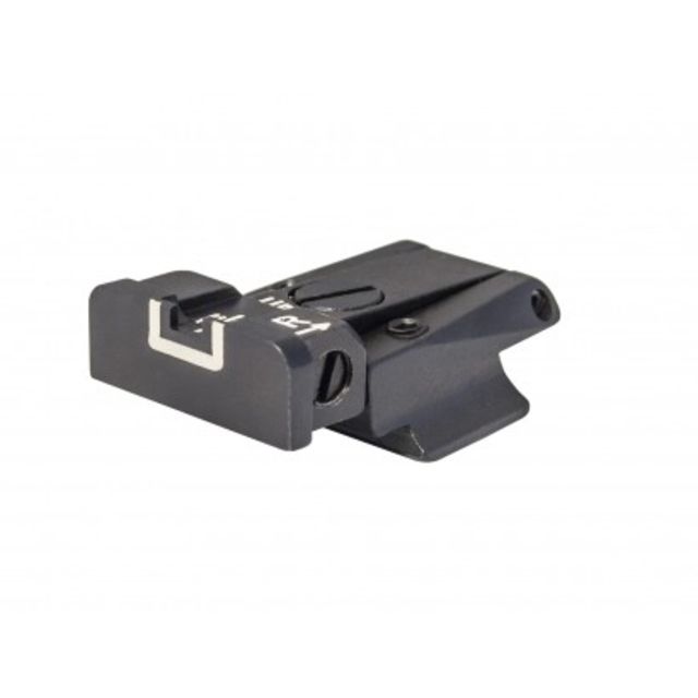 LPA TR Fully Adjustable White Outline Rear Sight For S&W Cal. 9 40 3rd Gen Black - Lpa
