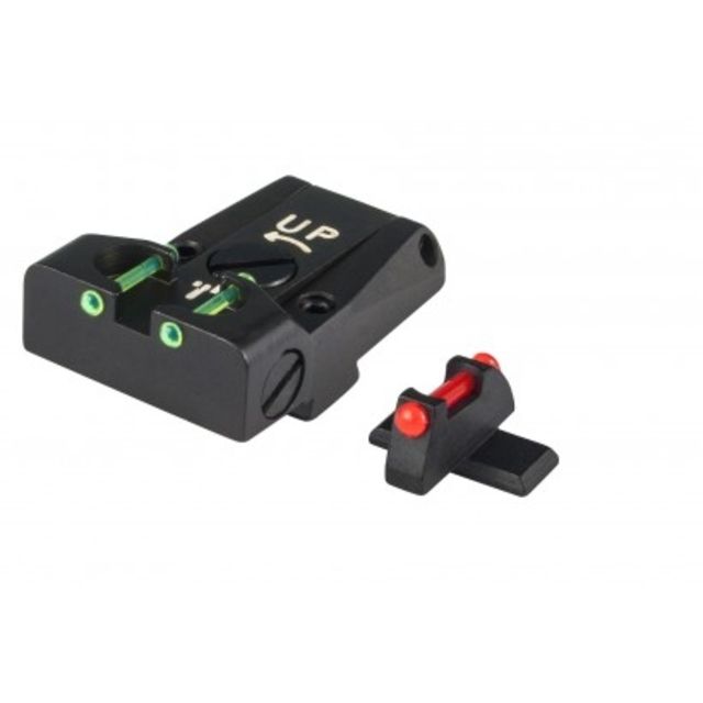 LPA TTF Fiber Optic Adjustable Sight Set For Sig Sauer P229 & Springfield XD Black - Lpa
