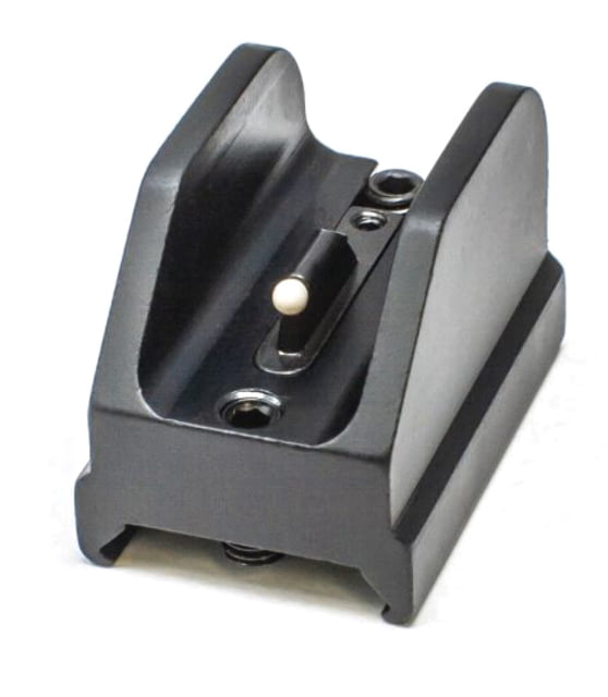 LPA White Dot rear Tactical Sight for Assault Rifle f/Picatinny Rail Black - Lpa